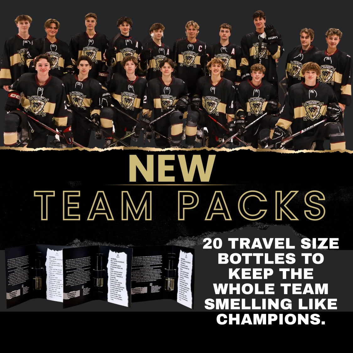 NEW TEAM PACKS -20 2ml travel size bottles