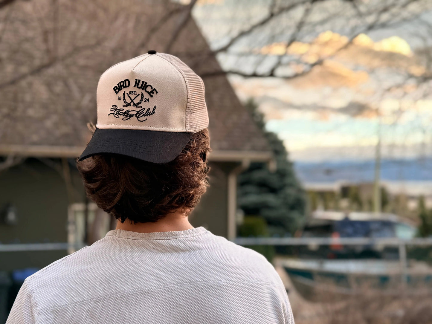 Bird Juice Hockey Club Trucker Hat Bird Juice